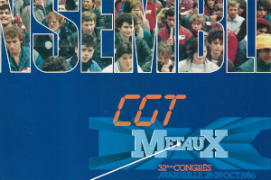1986 | Affiche du 32e congrès de la FTM-CGT