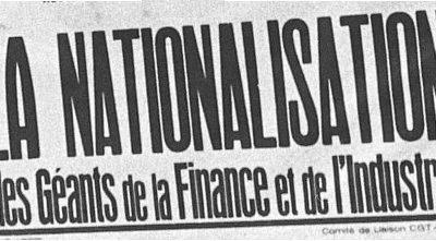 Les nationalisations