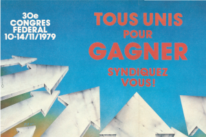 1979 | Affiche du 30e congrès de la FTM-CGT